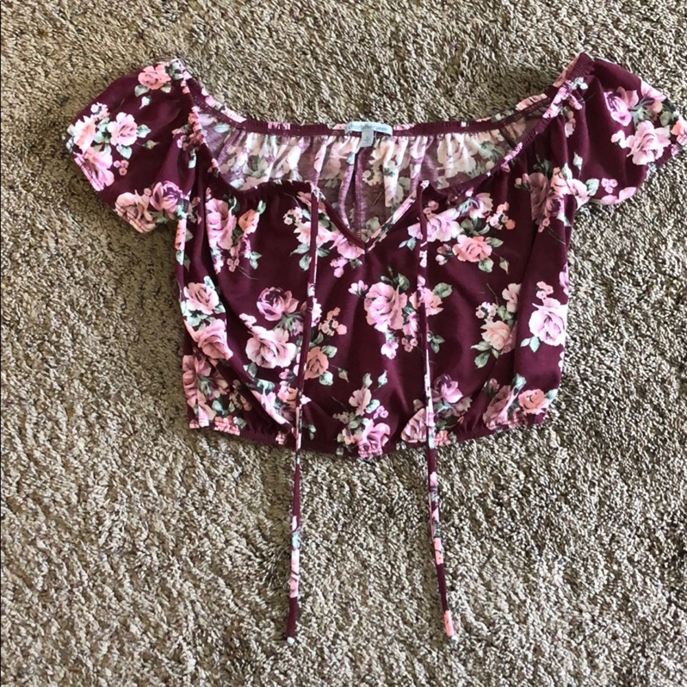 Floral Crop Top